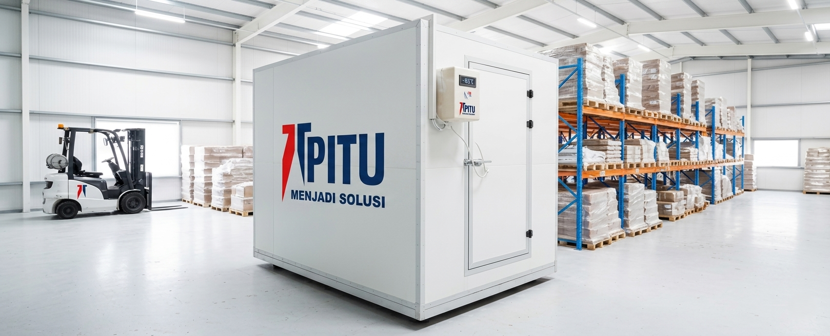 Freezer Jumbo TARA 3,5 Ton — Cold Storage Portable PITU Teknik Surabaya